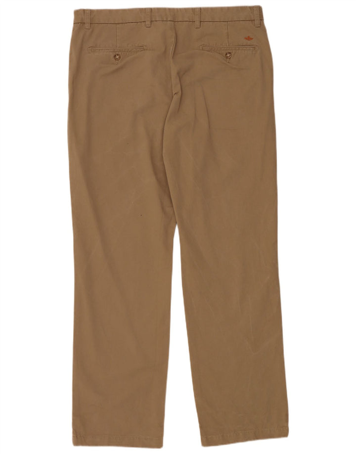 DOCKERS Ανδρικό ίσιο παντελόνι Chino W38 L34 Μπεζ βαμβακερό