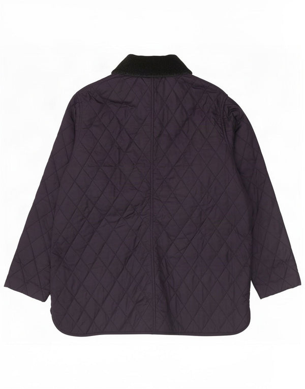 Barbour γυναικείο καπιτονέ μπουφάν UK 16 Large Navy Blue Colourblock
