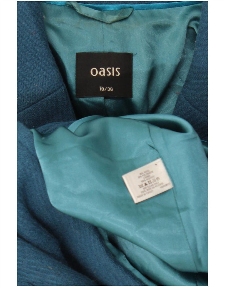 Γυναικείο παλτό Oasis UK 10 Small Blue Wool