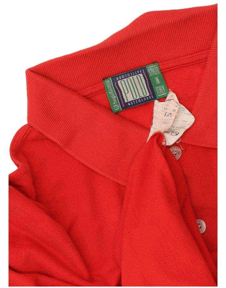 Sergio Tacchini Ανδρικό Πόλο Μπλουζάκι μεγάλο κόκκινο βαμβακερό