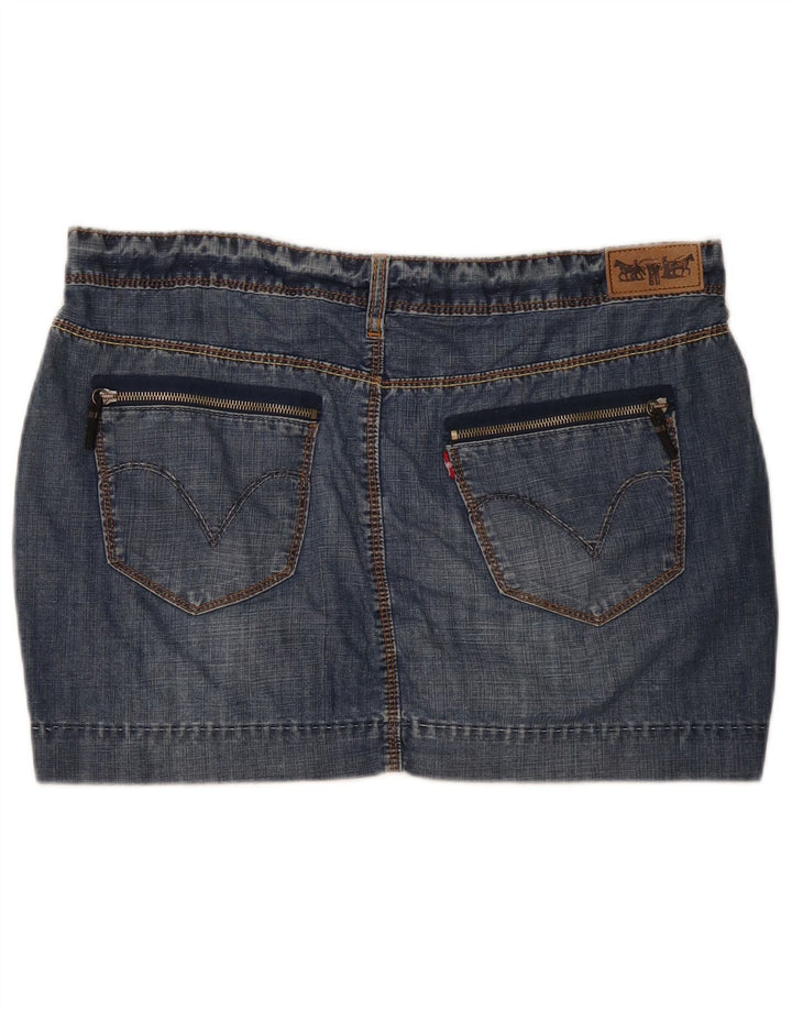 Γυναικεία Μίνι Τζιν Φούστα Levi's W38 XL Μπλε