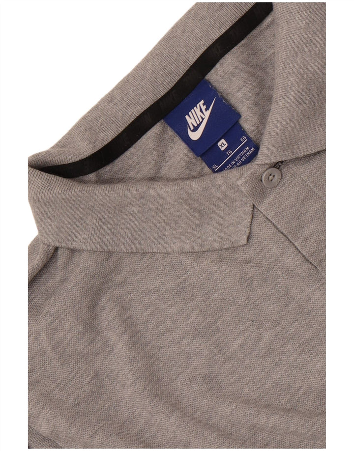 Ανδρικό μπλουζάκι πόλο Nike XL γκρι