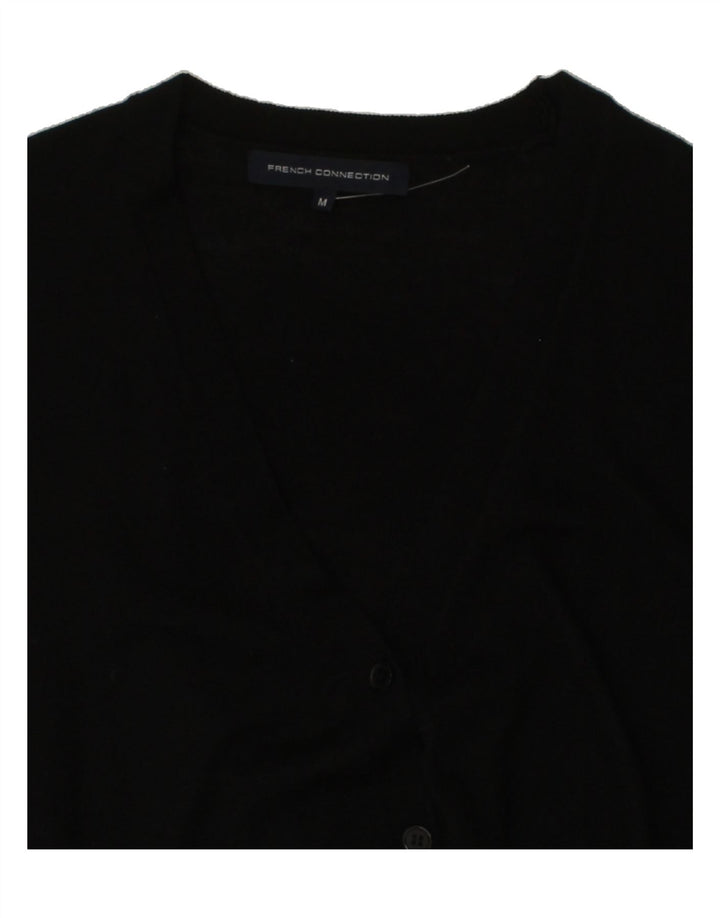 FRENCH CONNECTION Womens Cardigan Sweater UK 14 Medium Black Vintage French Connection and Second-Hand French Connection from Messina Hembry 