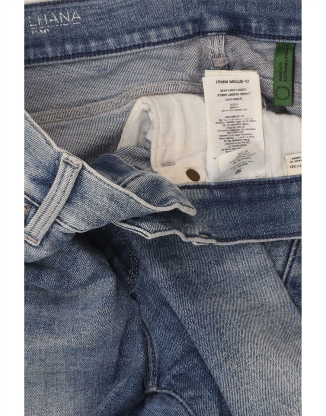 G-Star Γυναικείο Slim Jeans W27 L26 Blue Cotton