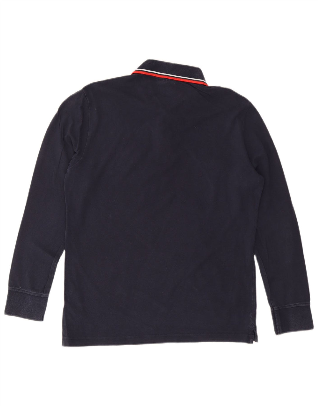 DIADORA Ανδρικό μακρυμάνικο πουκάμισο polo μεγάλο μπλε ναυτικό βαμβακερό