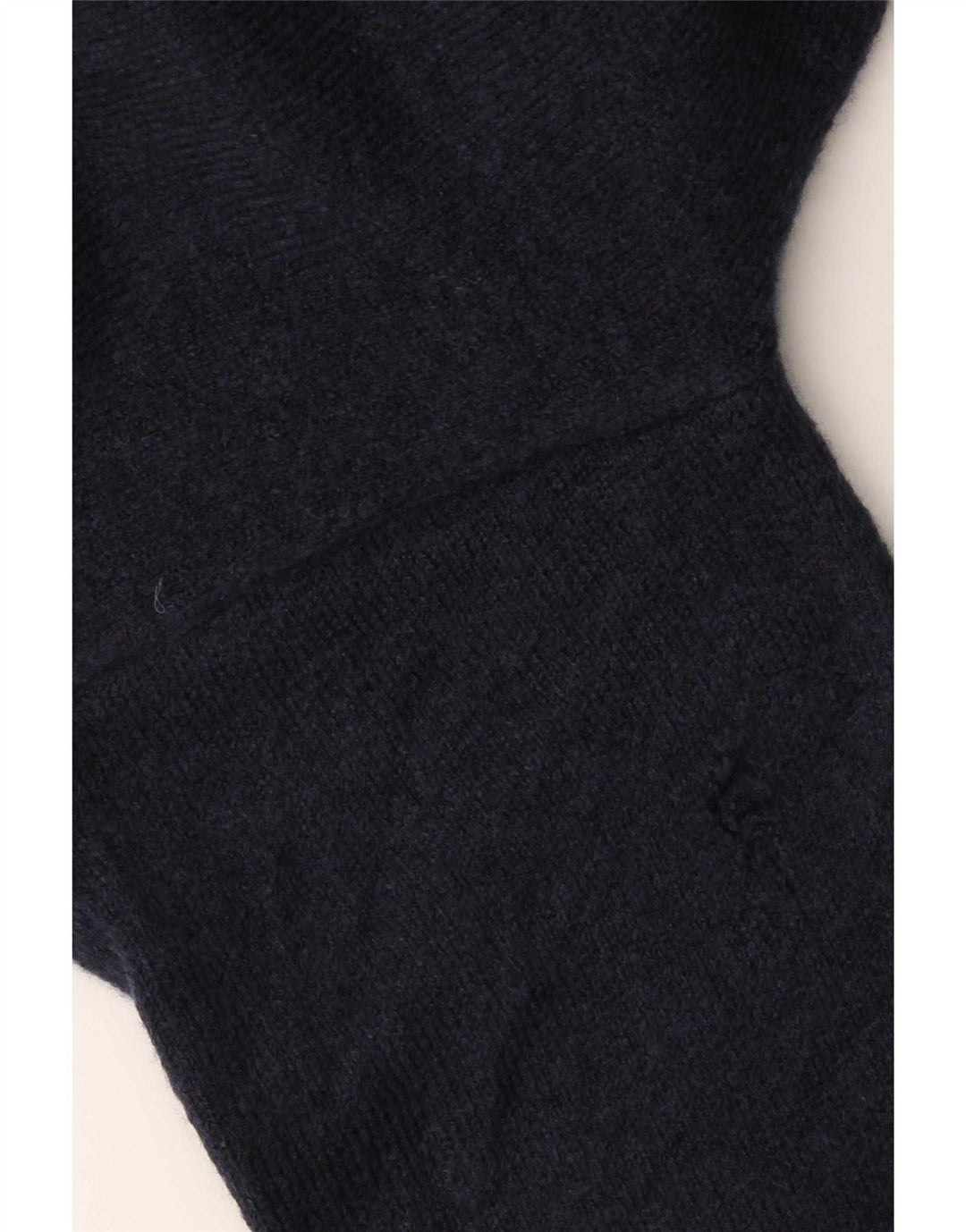 Zara γυναικείο πουλόβερ με ρολό λαιμόκοψη UK 10 Small Navy Blue