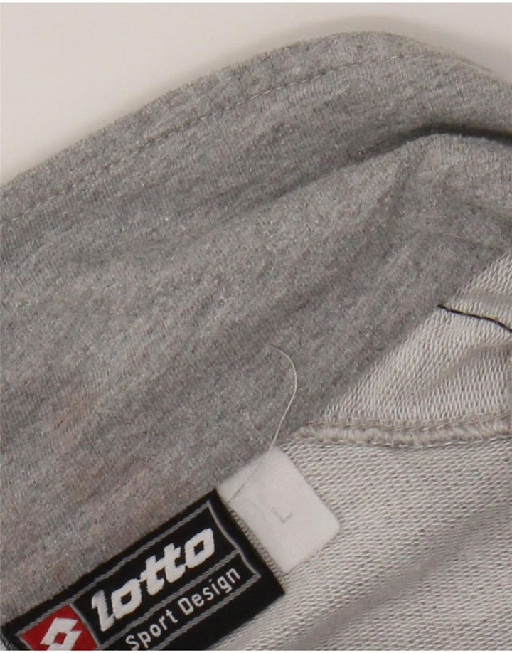 Ανδρική φόρμα LOTTO Top Jacket μεγάλο γκρι βαμβακερό