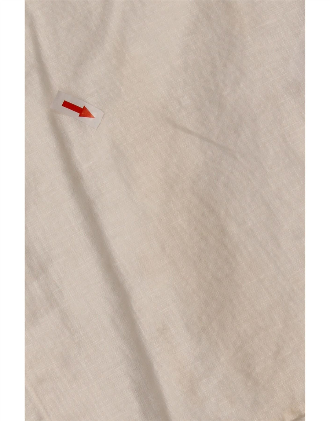 TED BAKER Ανδρικό κοντομάνικο πουκάμισο μέγεθος 5 XL Λευκό λινό