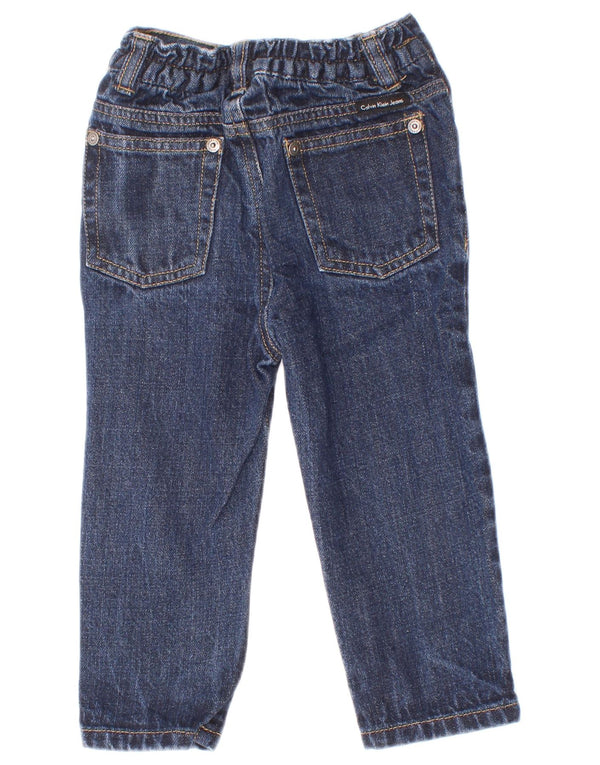 Calvin Klein Baby Boys Straight Jeans 18-24 μηνών W20 L12 Μπλε