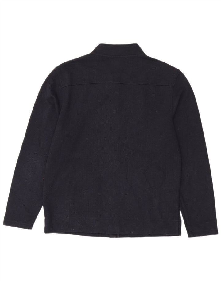 Ανδρική φόρμα Massimo Dutti Top Jacket Μεγάλο Navy Blue Ψαροκόκαλο