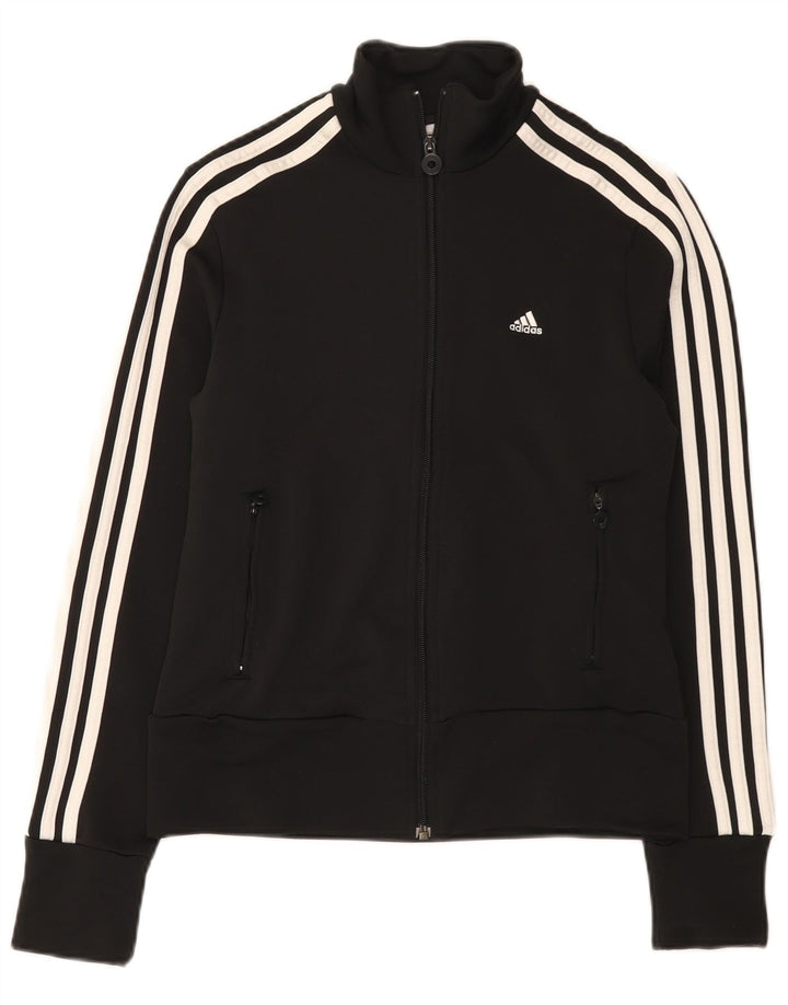 Γυναικεία αθλητική φόρμα Adidas Top Jacket UK 14 Medium Black Polyester