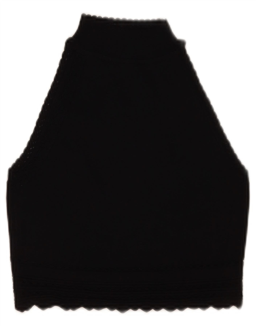 Zara Γυναικείο γιλέκο Crop Tank Top UK 8 Small Black