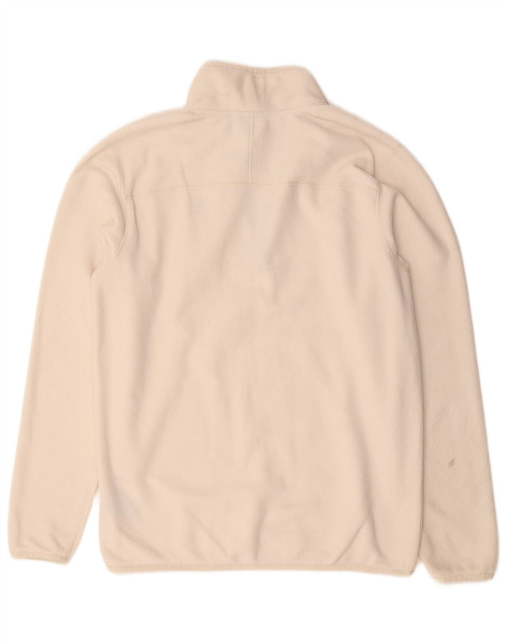 The North Face Ανδρικό φερμουάρ Fleece Jumper Μεσαίο λευκό πολυεστέρας