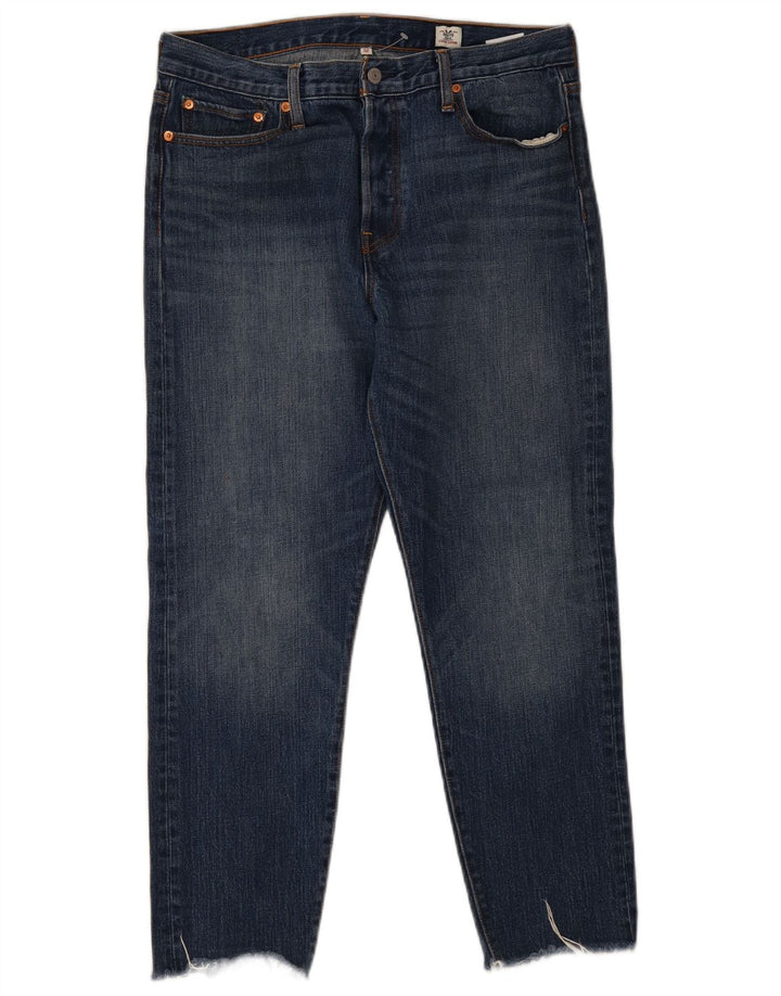 Γυναικείο Slim Jeans Levi's W32 L27 Blue Cotton