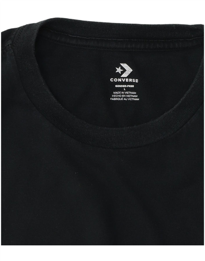 Ανδρικό T-Shirt Converse Top Large Μαύρο