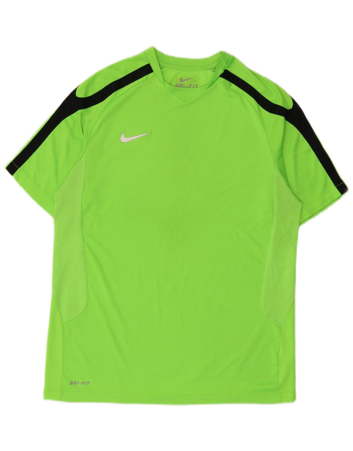 Ανδρικό T-shirt Nike Dri Fit Τοπ μεσαίου πράσινου χρώματος πολυεστέρας