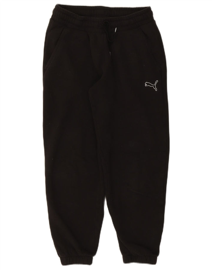 Ανδρική αθλητική φόρμα Puma Παντελόνι Joggers Μικρό μαύρο βαμβακερό