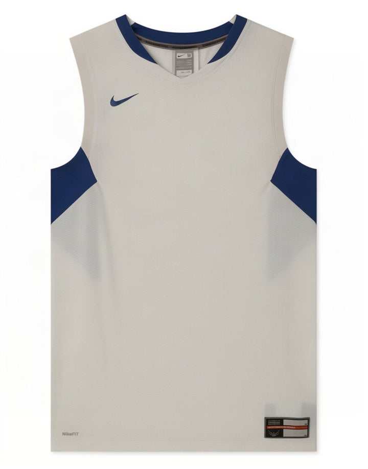 Ανδρικό γιλέκο Nike με μεσαίο λευκό χρώμα, πολυεστέρας