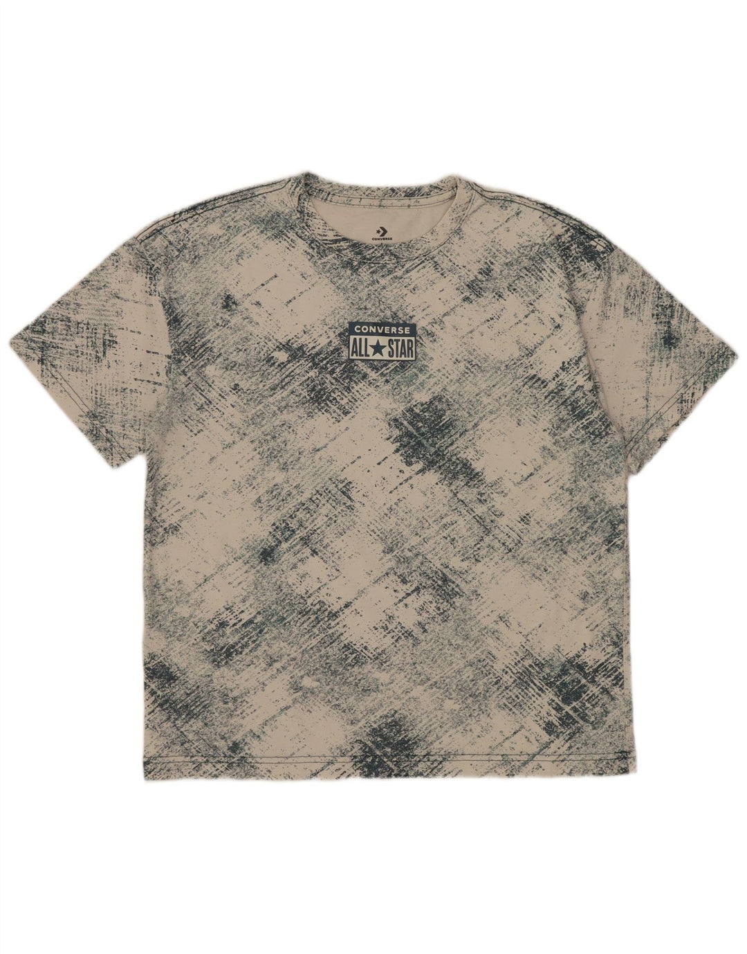 Converse Boys Graphic T-Shirt Top 12-13 ετών Large Off White Check