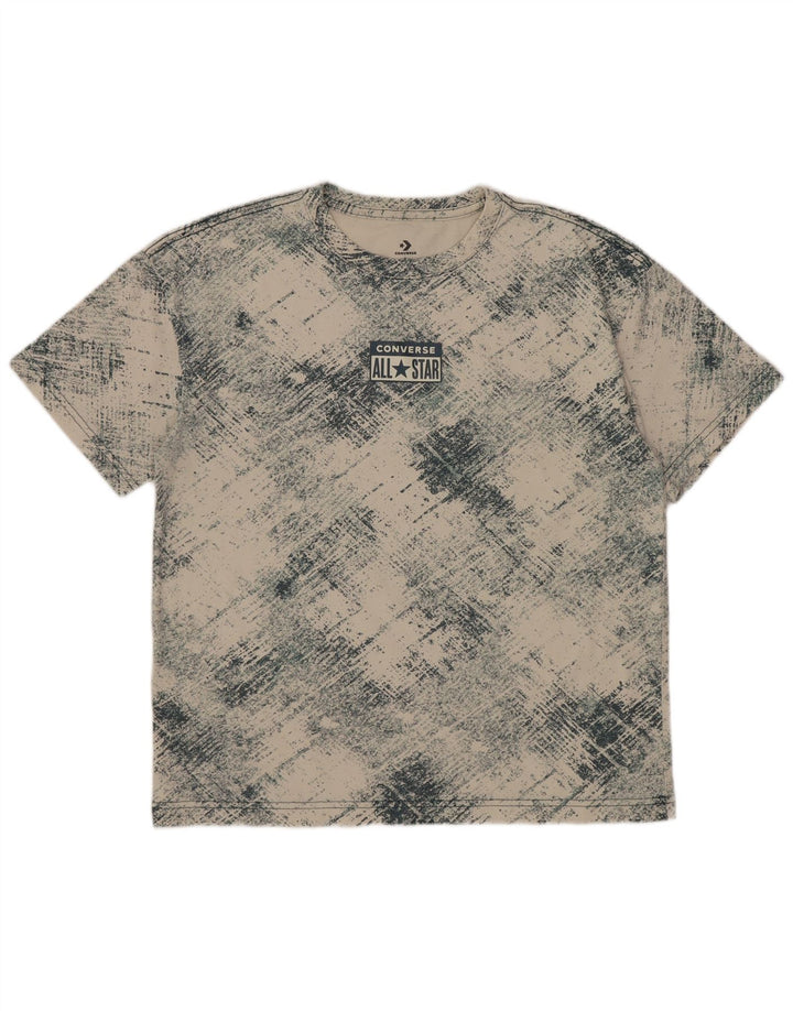 Converse Boys Graphic T-Shirt Top 12-13 ετών Large Off White Check