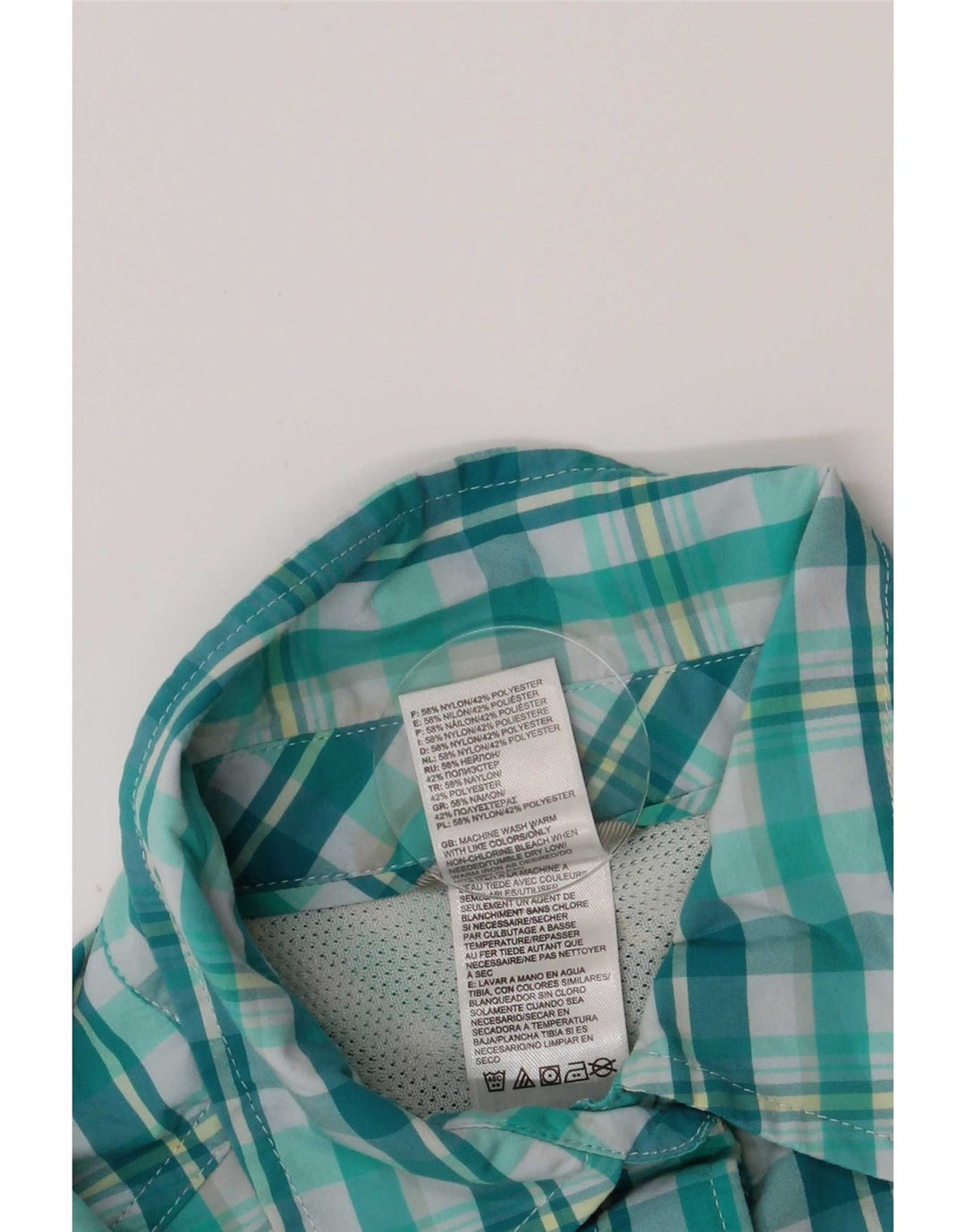 The North Face γυναικείο πουκάμισο UK 10 Small Green Check Nylon