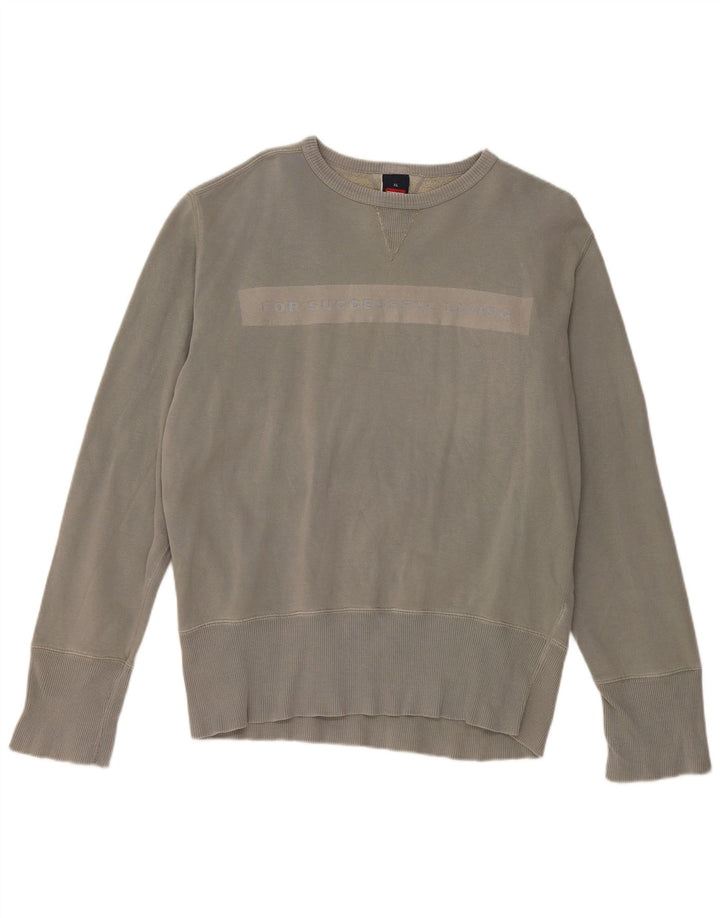 Ανδρικό γραφικό φούτερ Diesel Jumper XL Grey