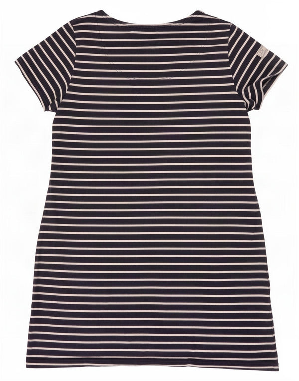 Joules Γυναικείο T-Shirt Φόρεμα UK 18 XL Navy Blue ριγέ βαμβακερό