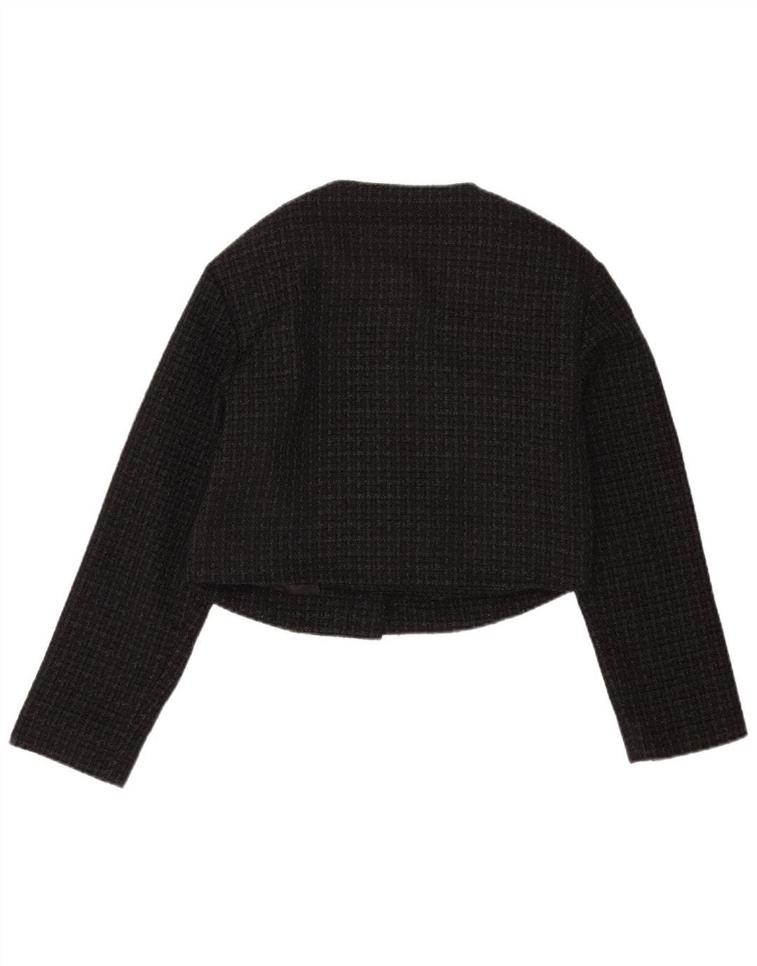 Abercrombie & Fitch Γυναικείο σακάκι σακάκι Crop UK 10 Small Black Check