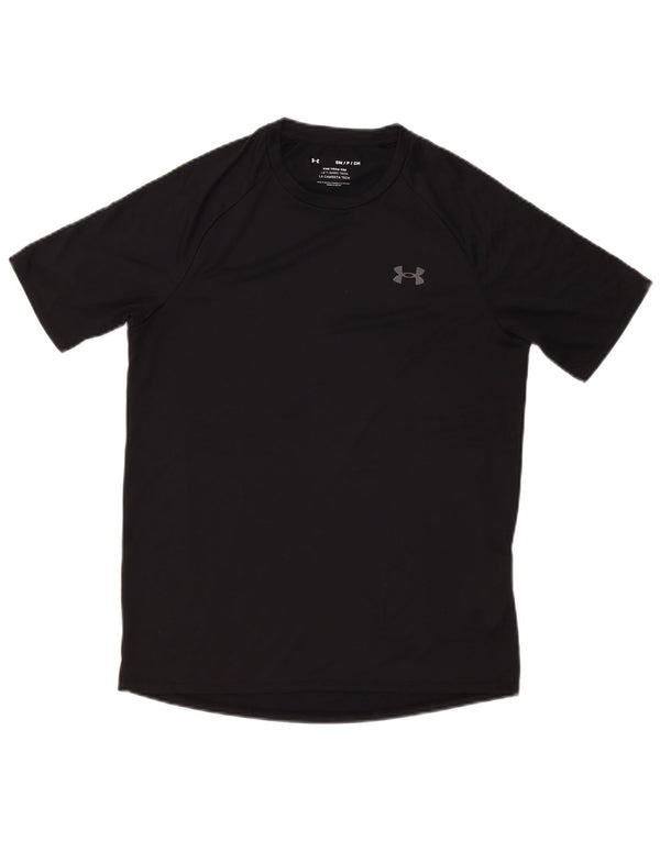 Under Armour Ανδρικό T-Shirt Top Μικρό Μαύρο Πολυεστέρα