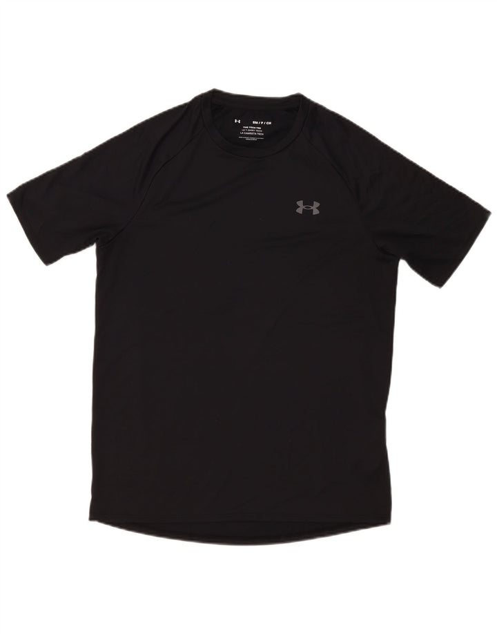 Under Armour Ανδρικό T-Shirt Top Μικρό Μαύρο Πολυεστέρα