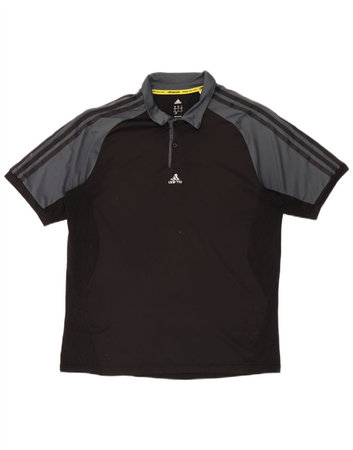 Ανδρικό πουκάμισο Adidas Climacool Polo Medium Black Colourblock
