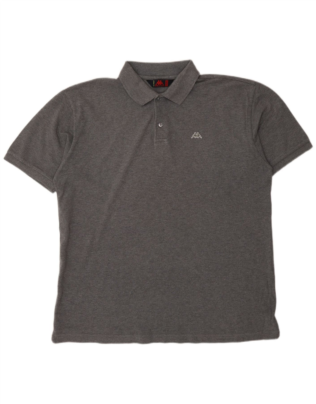 KAPPA Mens Polo Shirt 2XL Grey Cotton