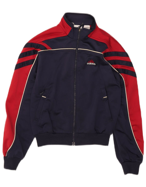 Adidas Graphic αθλητική φόρμα Adidas Boys Top Jacket 7-8 Years Navy Blue Colorblock