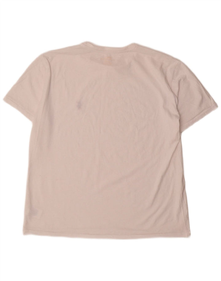 Ανδρικό T-Shirt Polo Ralph Lauren Τοπ μεσαίο λευκό βαμβακερό