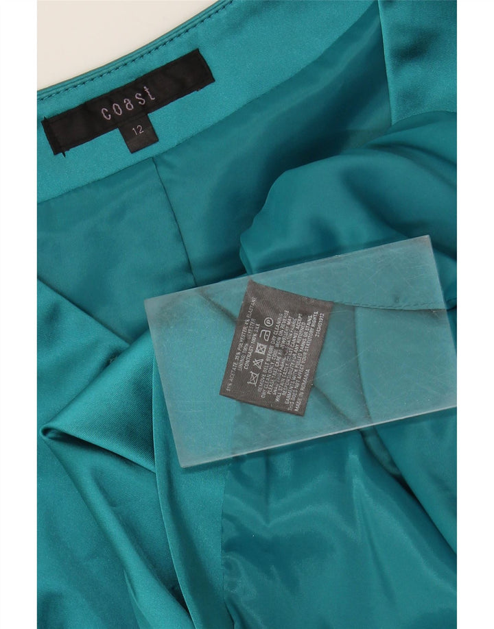 COAST Womens Sheath Dress UK 12 Medium  Blue Acetate Vintage Coast and Second-Hand Coast from Messina Hembry 