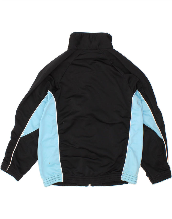 ERREA Boys Tracksuit Top Jacket 13-14 Years Black Colourblock Polyester Vintage Errea and Second-Hand Errea from Messina Hembry 