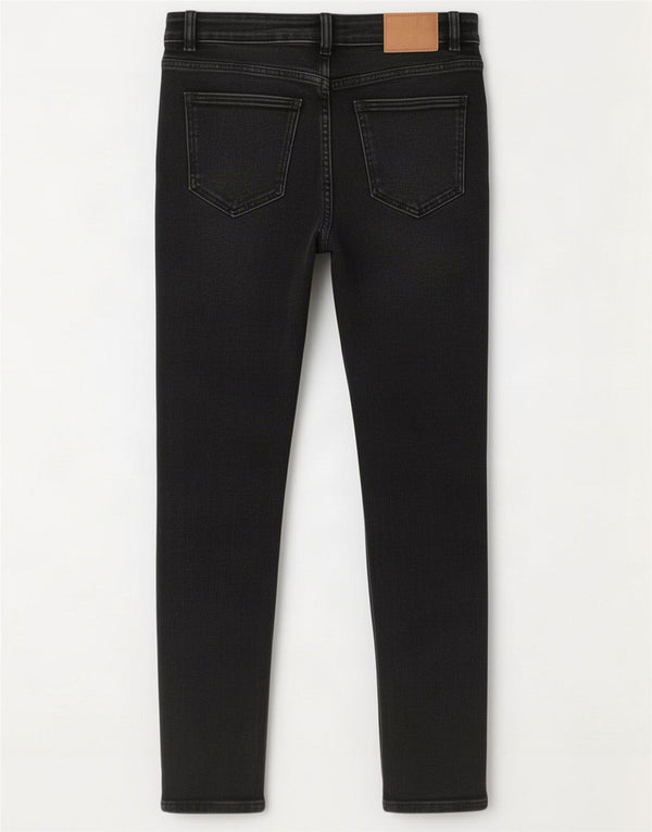 Zara Γυναικεία Skinny Jeans EU 40 Medium W30 L27 Black Cotton