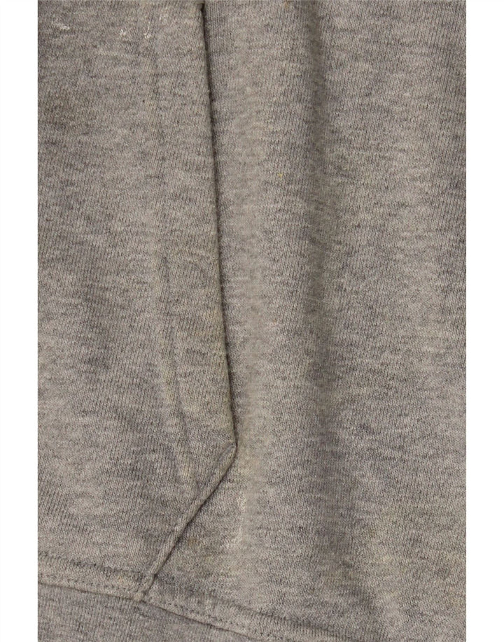 Adidas Γυναικείο Hoodie Jumper UK 14 μεσαίου γκρι βαμβακερό