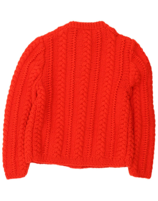 Vintage Γυναικεία Ζακέτα UK 14 Medium Red