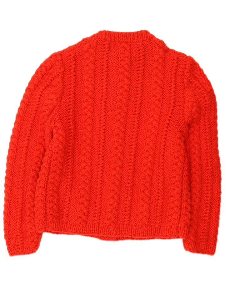 Vintage Γυναικεία Ζακέτα UK 14 Medium Red
