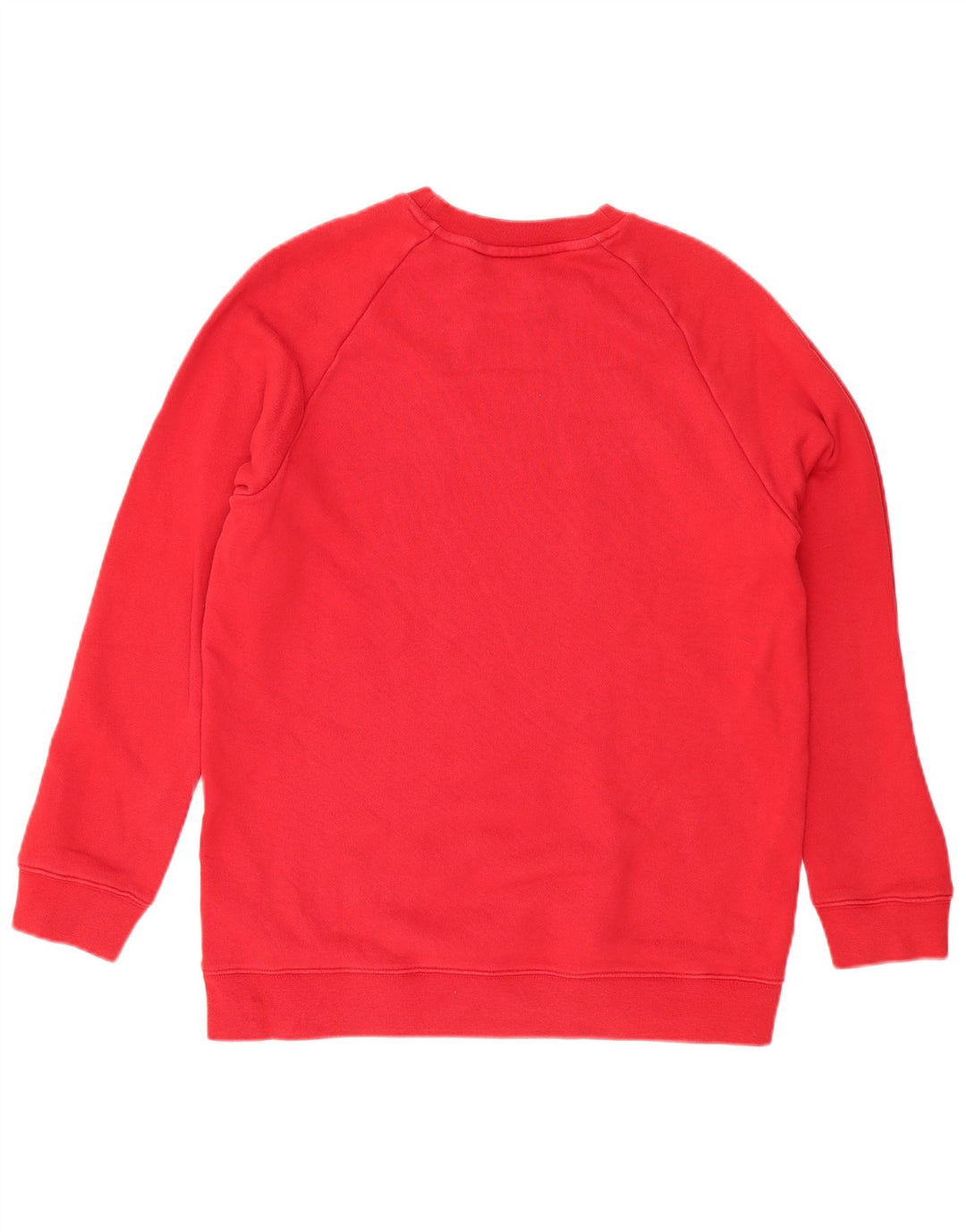Γυναικείο γραφικό φούτερ ADIDAS Jumper UK 12 μεσαίο κόκκινο βαμβακερό