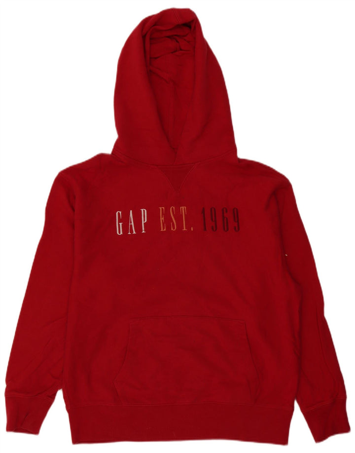 Ανδρικό Gap Graphic Hoodie Jumper Μεσαίο κόκκινο βαμβακερό