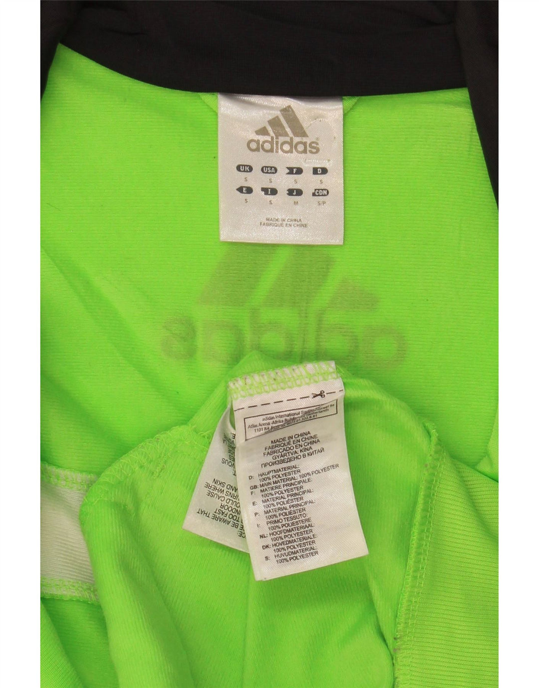 Ανδρικά γραφικά φόρμες ADIDAS Μπουφάν Μικρό Πράσινο Colourblock Πολυεστέρας