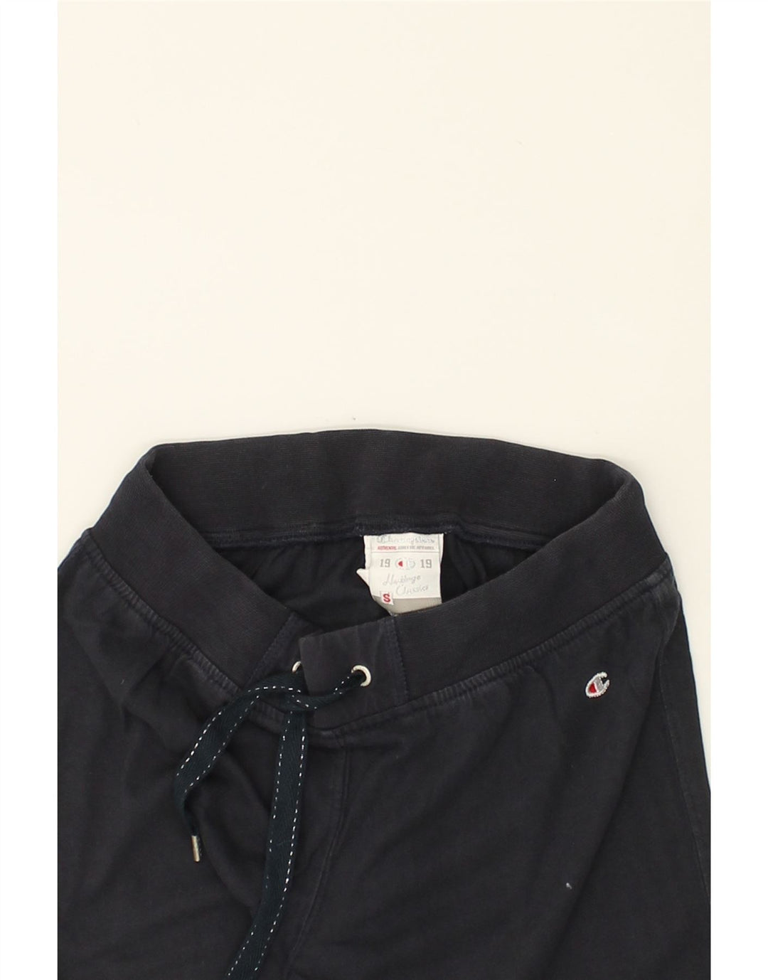 CHAMPION Womens Heritage Tracksuit Trousers Joggers UK 8 Small Navy Blue | Vintage Champion | Thrift | Second-Hand Champion | Used Clothing | Messina Hembry 