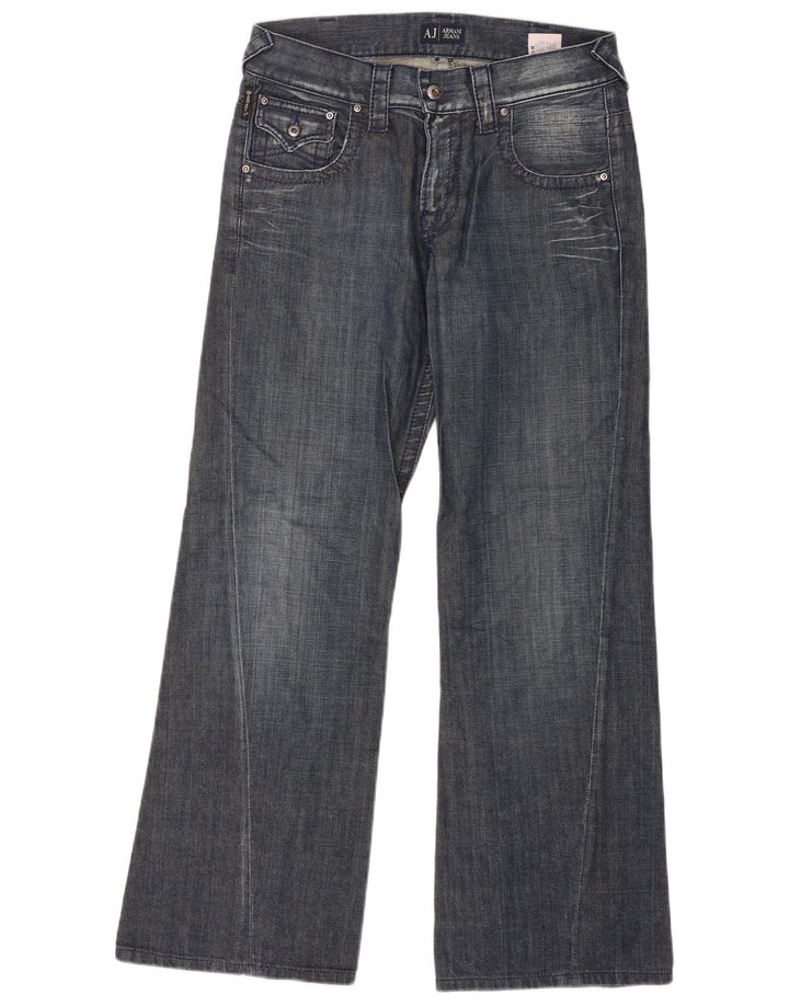 Armani Ανδρικό Bootcut Jeans W29 L30 Μπλε βαμβακερό