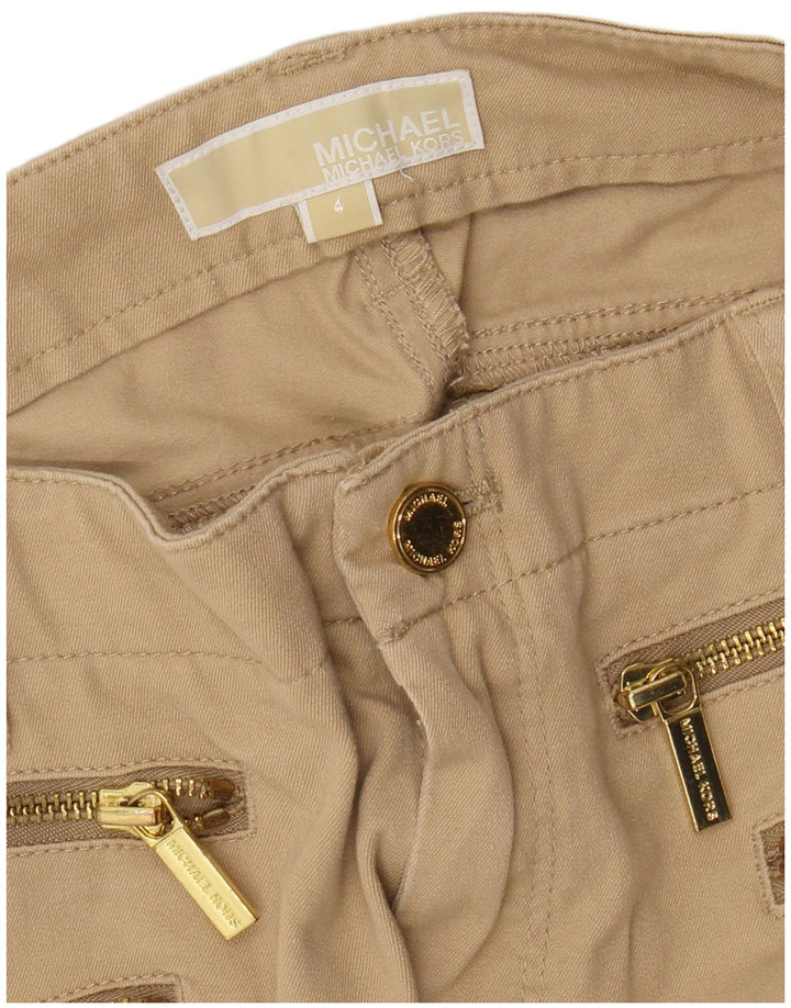 MICHAEL KORS Γυναικείο παντελόνι Capri US 4 Small W30 L21 Beige