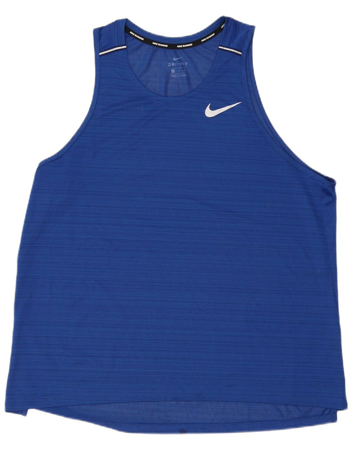 Ανδρικό T-Shirt Nike Dri Fit 2XL μπλε