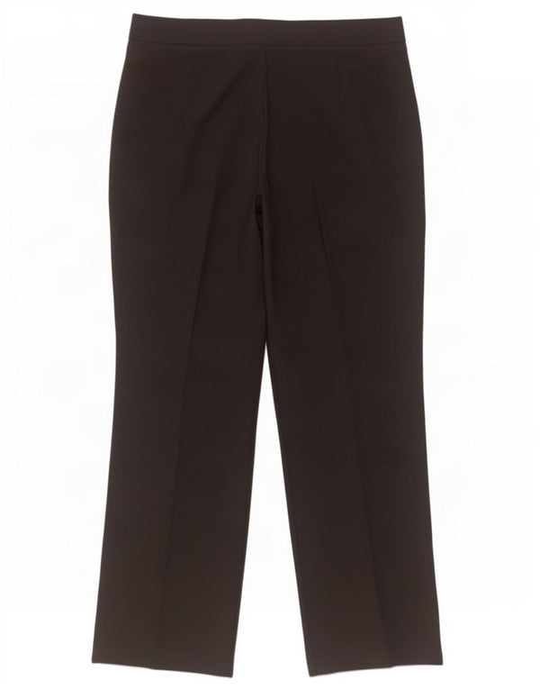 Marks & Spencer Γυναικείο ίσιο casual παντελόνι UK 14 Medium W36 L29 μαύρο