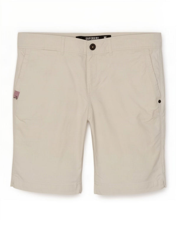 Superdry Womens Chino Shorts Medium W30 White Cotton