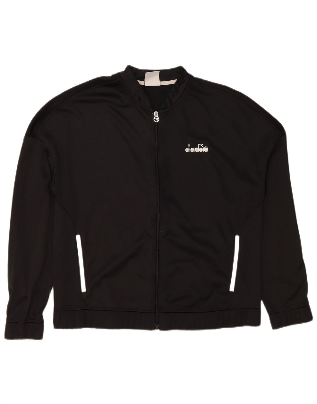 Diadora Boys αθλητική φόρμα Top Jacket 15-16 Years Large Black Polyester